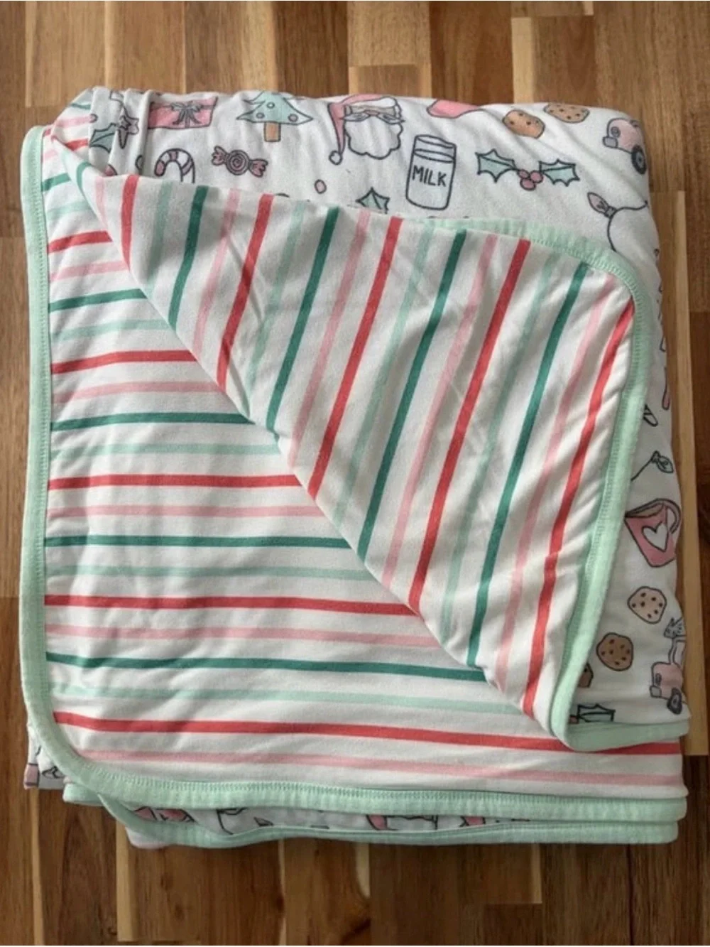 Christmas Copper Pearl Jumbo 3 Layer Quilt